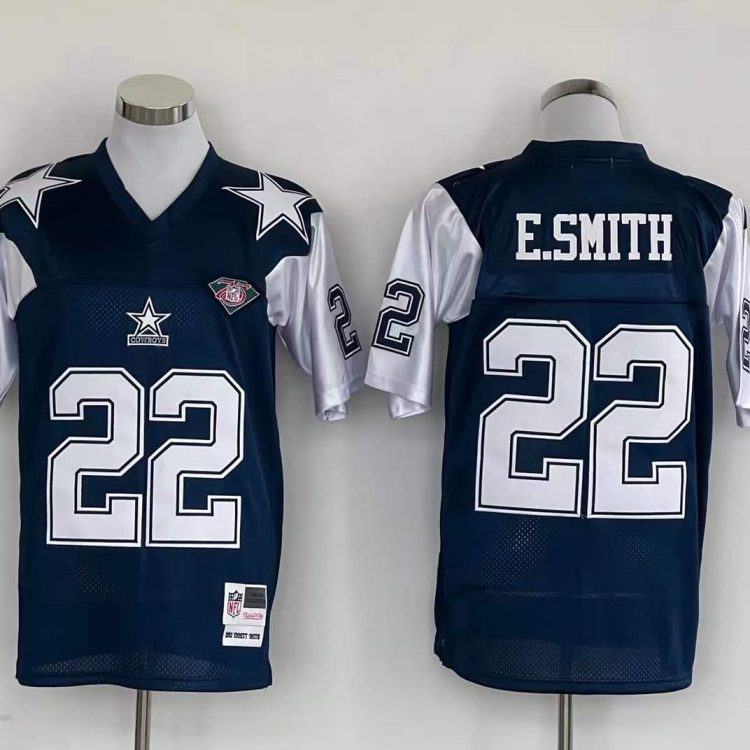 Men's Dallas Cowboys Emmitt Smith Mitchell & Ness Navy Legacy Jersey