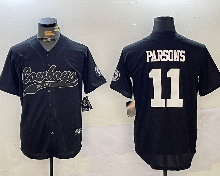 Men's Dallas Cowboys Micah Parsons #11 Black Alternate Jersey