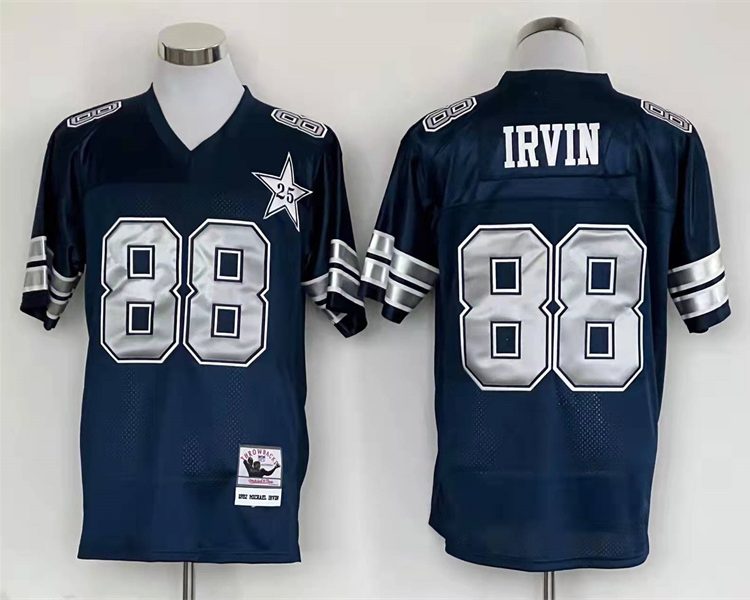 Men's Dallas Cowboys Michael Irvin Mitchell & Ness Navy Legacy Jersey