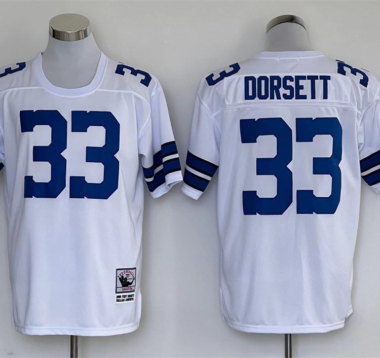 Men's Dallas Cowboys Tony Dorsett Mitchell & Ness White Legacy Jersey