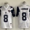 Men's Dallas Cowboys Troy Aikman Mitchell & Ness White Legacy Jersey