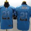 Men's Detroit Lions Reggie Bush #21 Blue Jersey