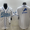 Men's Detroit Lions White Jersey