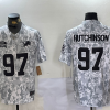 Men's Detroit Lions Aidan Hutchinson #97 Arctic Camo 2024 Salute to Service Limited Jersey