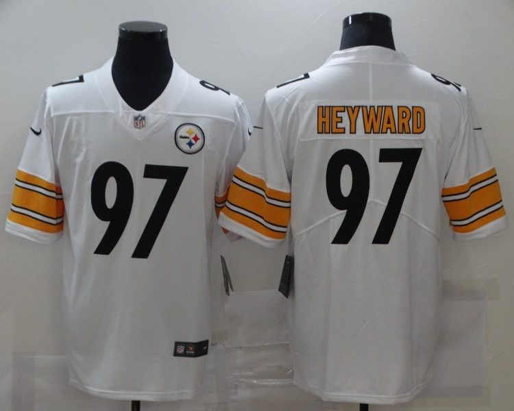 Men's Pittsburgh Steelers Cameron Heyward #97 White Jersey