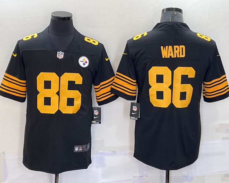 Men's Pittsburgh Steelers Hines Ward #86 Black Alternate Legend Jersey