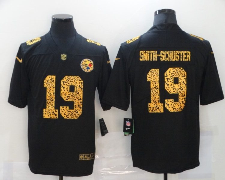 Men's Pittsburgh Steelers JuJu Smith-Schuster #19 Black Jersey