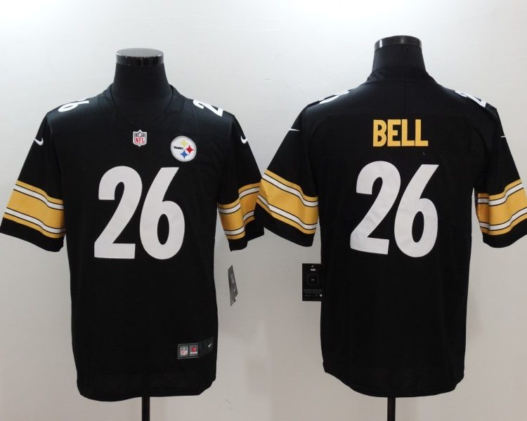 Men's Pittsburgh Steelers LeVeon Bell #26 Black Jersey