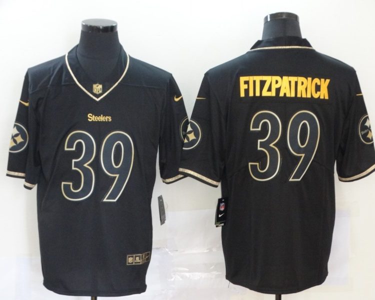 Men's Pittsburgh Steelers Minkah Fitzpatrick #39 Black Jersey