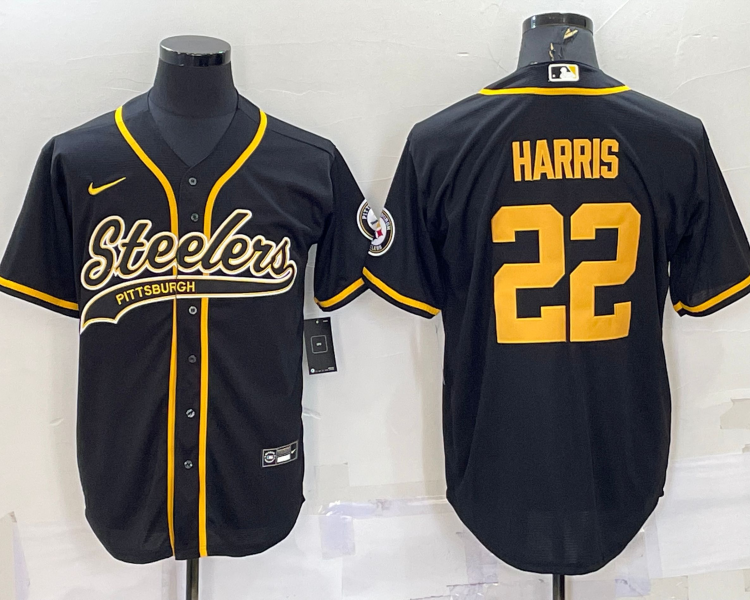 Men's Pittsburgh Steelers Najee Harris #22 Black Vapor F.U.S.E. Limited Jersey