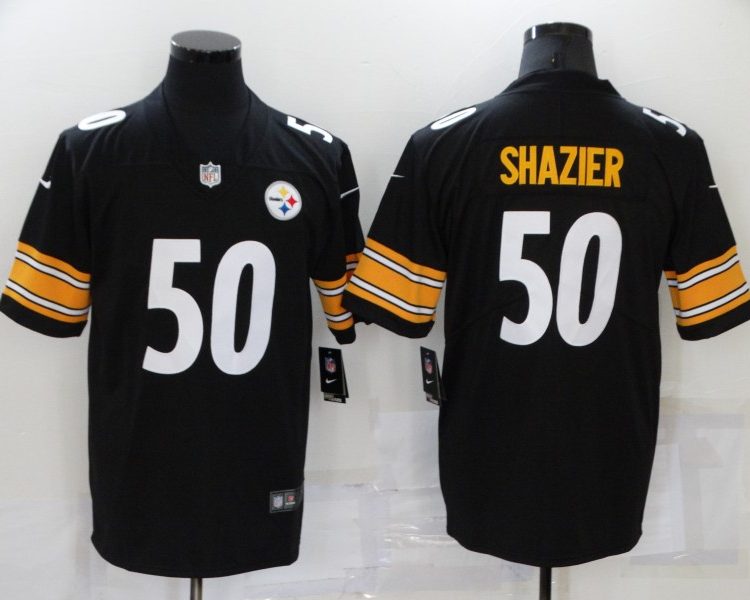 Men's Pittsburgh Steelers Ryan Shazier #50 Black Jersey