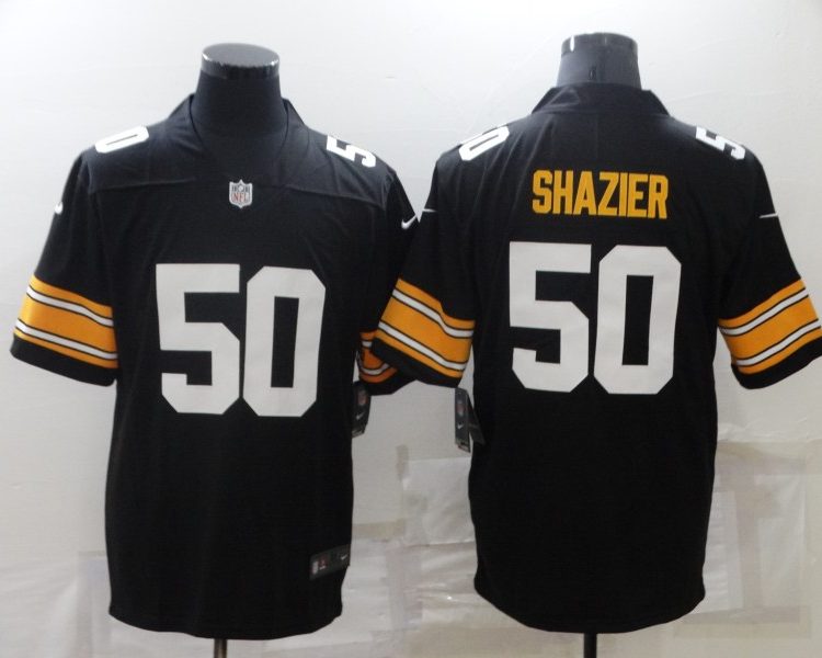 Men's Pittsburgh Steelers Ryan Shazier #50 Black Jersey