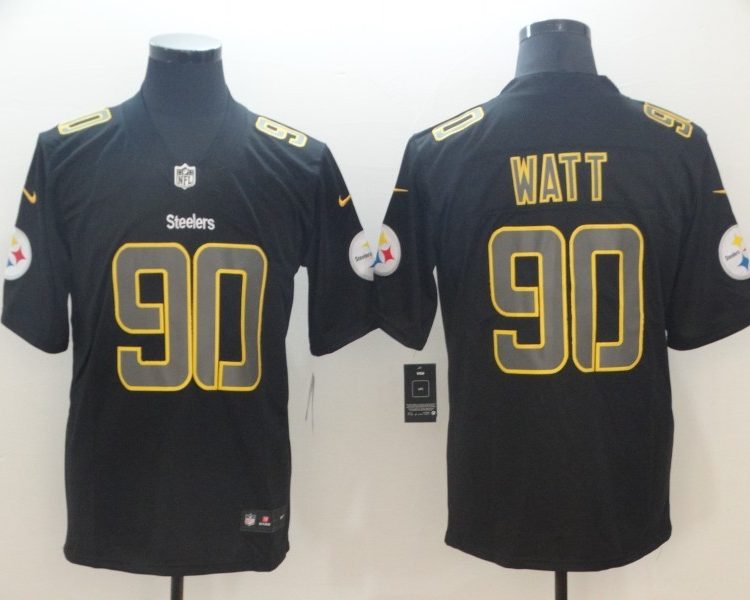 Men's Pittsburgh Steelers T.J. Watt Black Jersey
