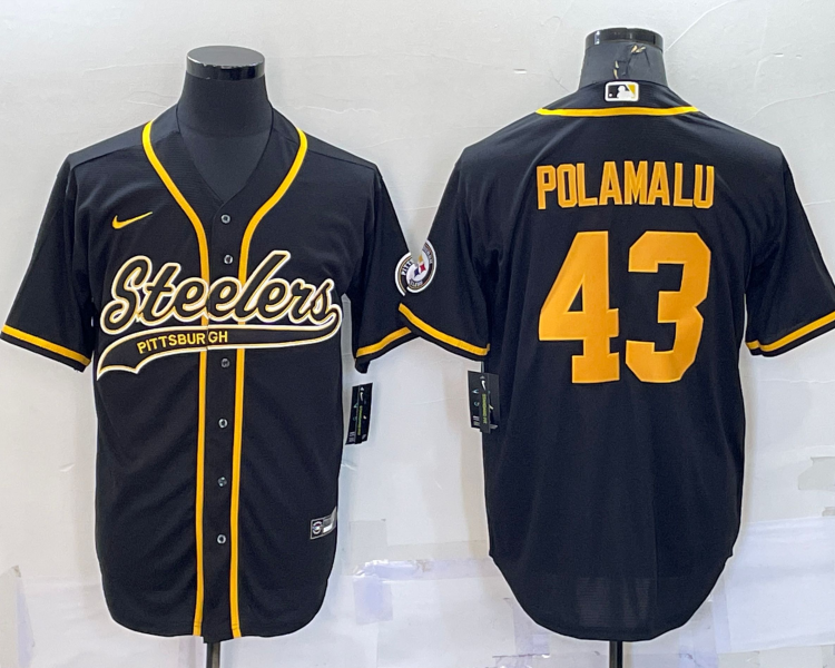 Men's Pittsburgh Steelers Troy Polamalu #43 Black Vapor F.U.S.E. Limited Jersey