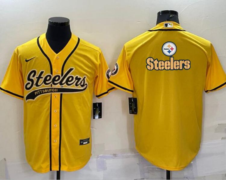 Men's Pittsburgh Steelers Yellow Jersey