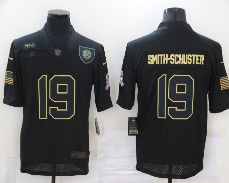 Men's Pittsburgh Steelers #19 JuJu Smith-Schuster Black Jersey