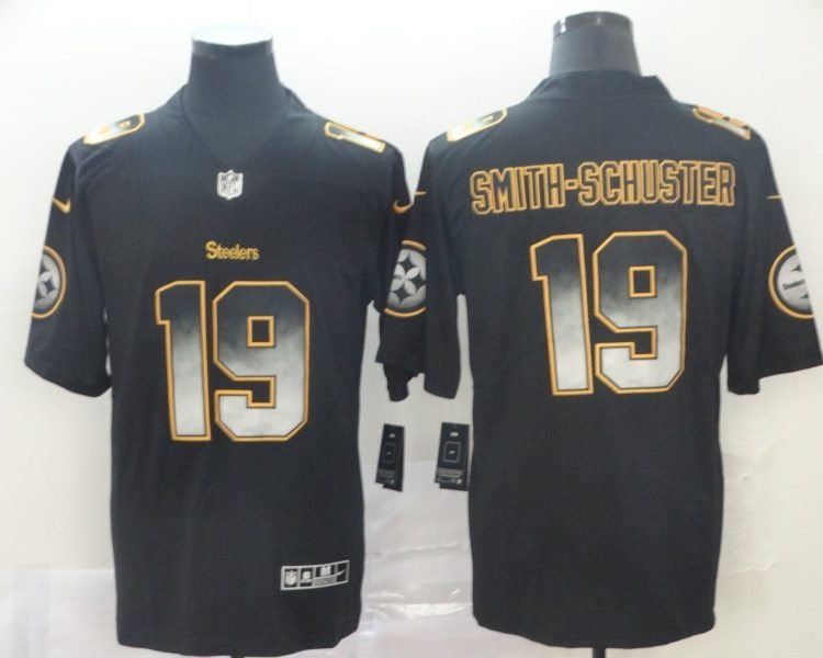 Men's Pittsburgh Steelers #19 JuJu Smith-Schuster Black Jersey