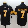 Men's Pittsburgh Steelers Ben Roethlisberger #7 Black Alternate Legend Jersey