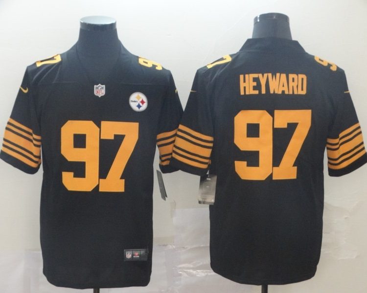 Men's Pittsburgh Steelers Cameron Heyward #97 Black Alternate Legend Jersey
