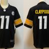 Men's Pittsburgh Steelers Chase Claypool #11 Black Jersey