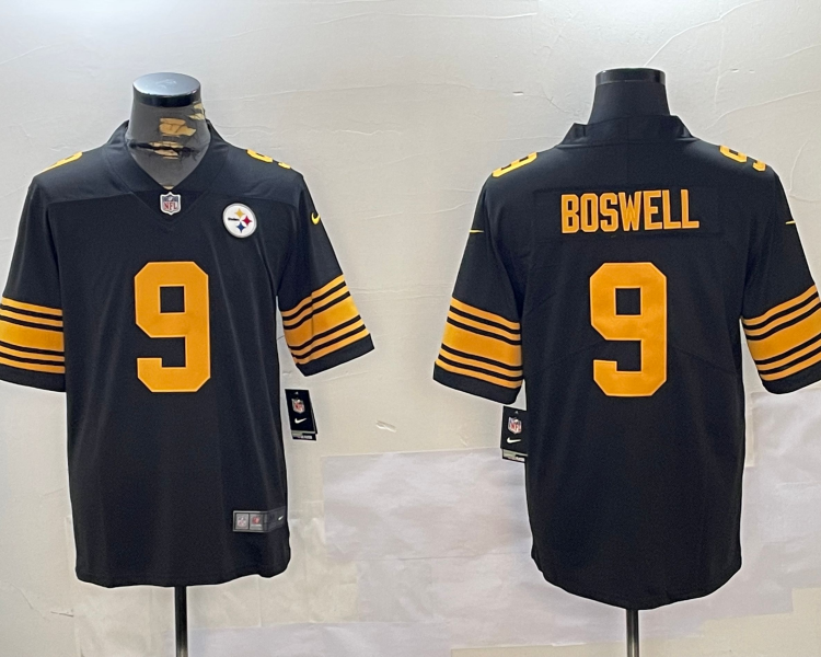 Men's Pittsburgh Steelers Chris Boswell #9 Black Jersey