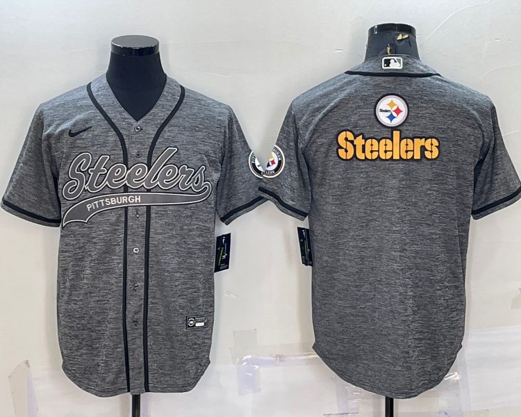 Men's Pittsburgh Steelers Gray Jersey