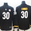 Men's Pittsburgh Steelers James Conner #30 Black Authentic Jersey