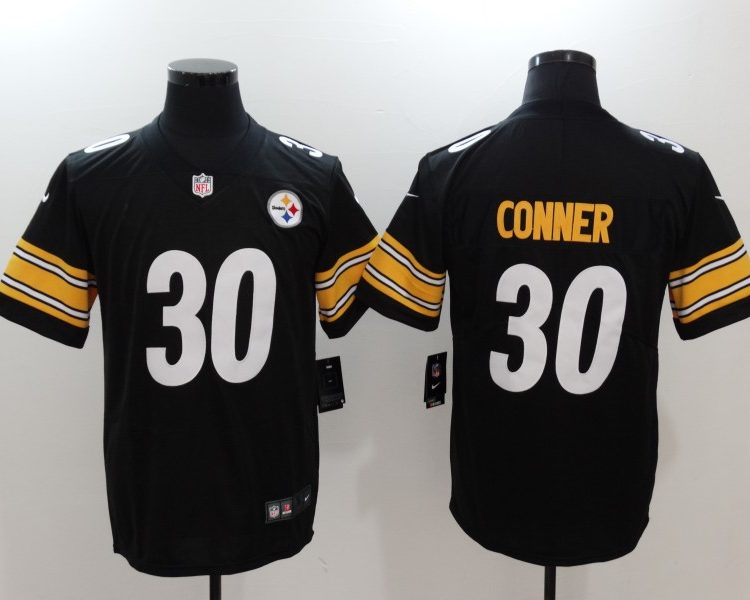 Men's Pittsburgh Steelers James Conner #30 Black Vapor F.U.S.E. Limited Jersey