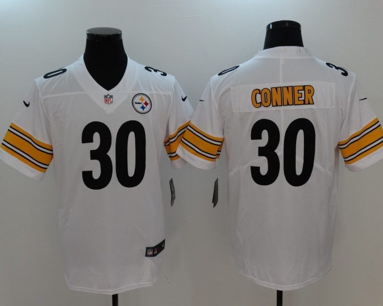 Men's Pittsburgh Steelers James Conner #30 White Vapor F.U.S.E. Limited Jersey
