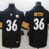 Men's Pittsburgh Steelers Jerome Bettis #36 Black Jersey