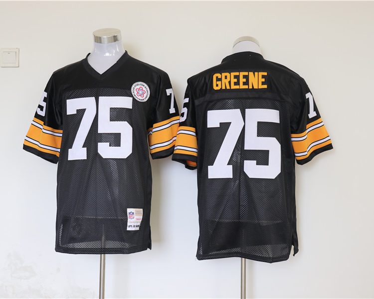 Men's Pittsburgh Steelers Joe Greene Mitchell & Ness Black Legacy Jersey