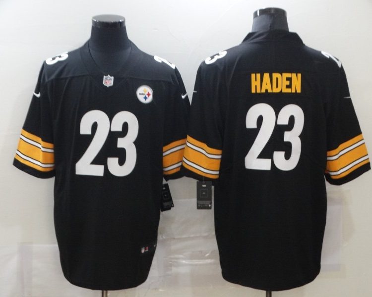 Men's Pittsburgh Steelers Joe Harden #23 Black Jersey