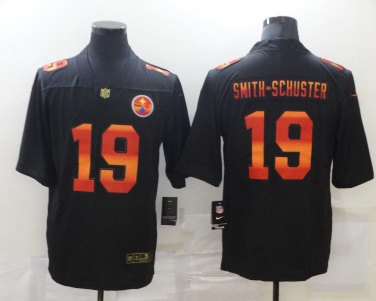 Men's Pittsburgh Steelers JuJu Smith-Schuster #19 Black Alternate Jersey
