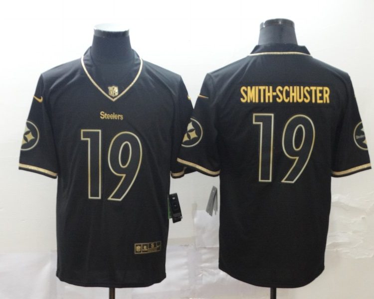 Men's Pittsburgh Steelers JuJu Smith-Schuster #19 Black Alternate Jersey