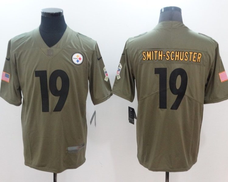 Men's Pittsburgh Steelers JuJu Smith-Schuster #19 Brown Alternate Jersey