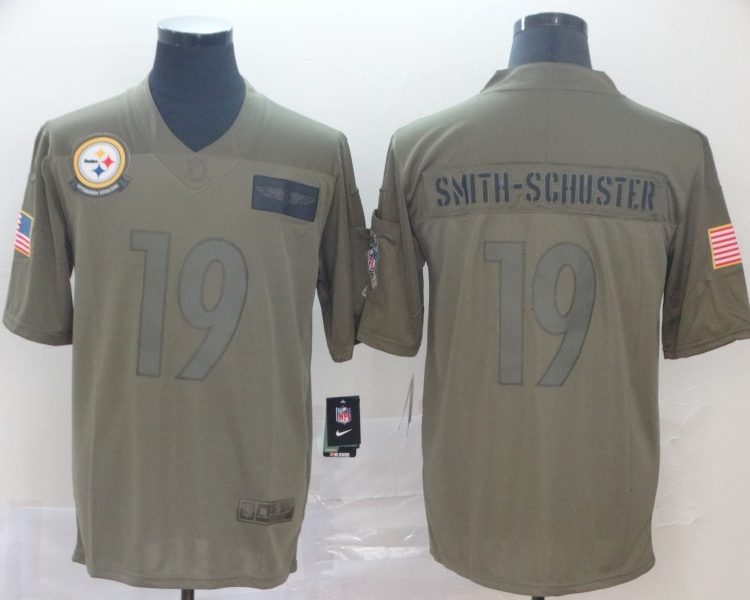 Men's Pittsburgh Steelers JuJu Smith-Schuster #19 Brown Jersey