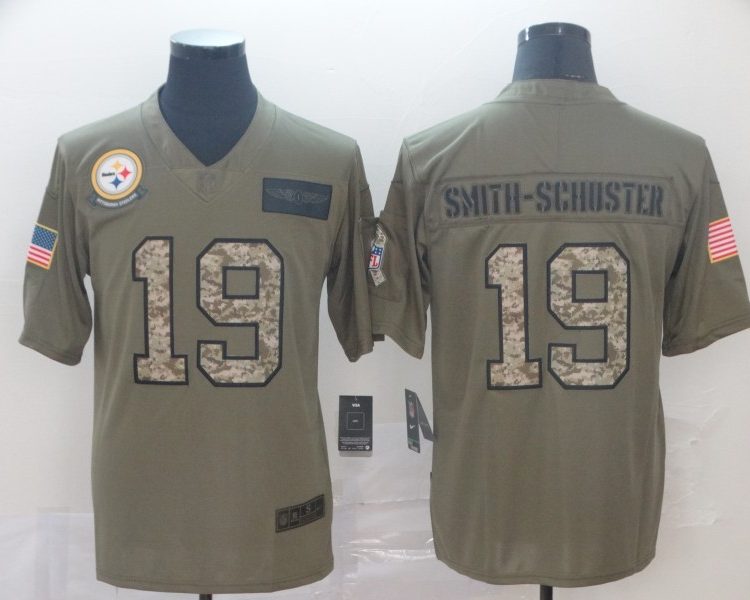 Men's Pittsburgh Steelers JuJu Smith-Schuster #19 Brown Jersey
