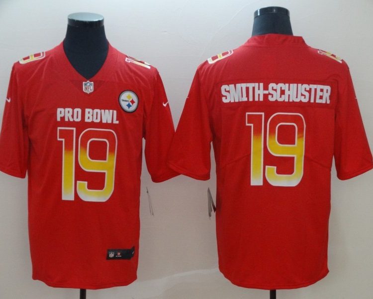 Men's Pittsburgh Steelers JuJu Smith-Schuster #19 Red Jersey