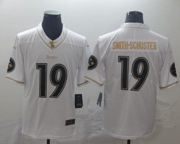 Men's Pittsburgh Steelers JuJu Smith-Schuster #19 White Alternate Jersey