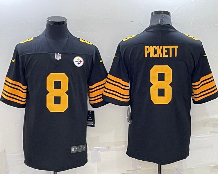 Men's Pittsburgh Steelers Kenny Pickett #8 Black Alternate Legend Jersey