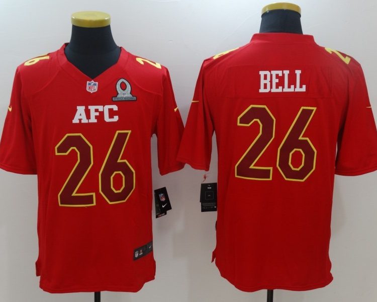 Men's Pittsburgh Steelers LeVeon Bell #26 Red Jersey