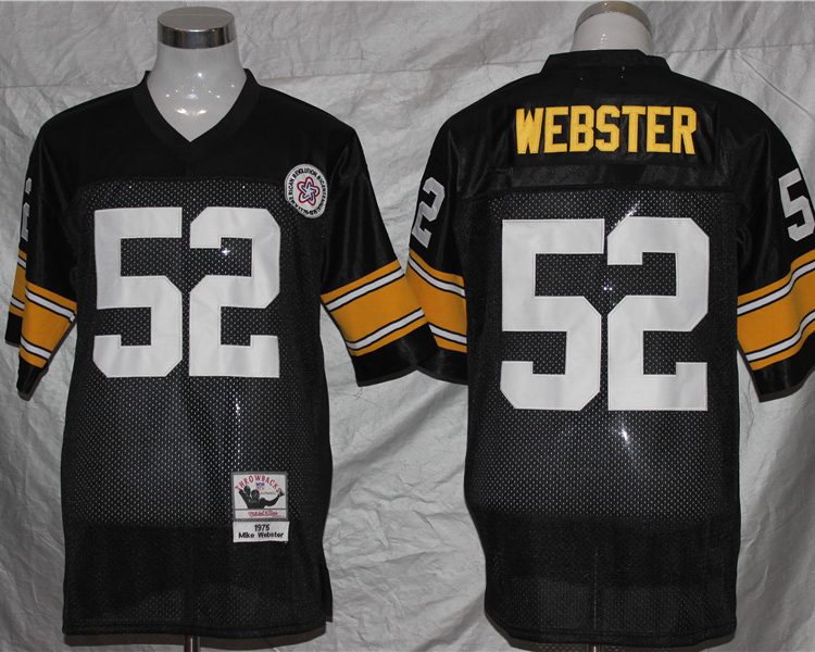 Men's Pittsburgh Steelers Mike Webster Mitchell & Ness Black Legacy Jersey