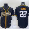 Men's Pittsburgh Steelers Najee Harris #22 Black Jersey