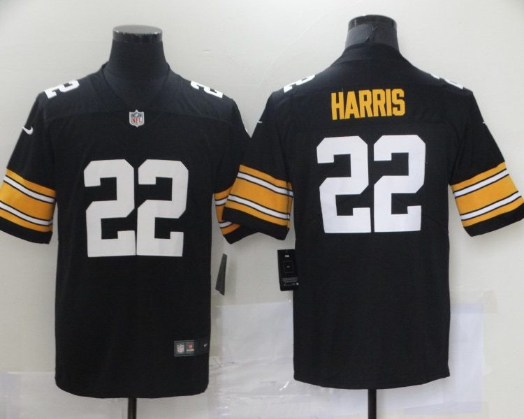 Men's Pittsburgh Steelers Najee Harris #22 Black Jersey