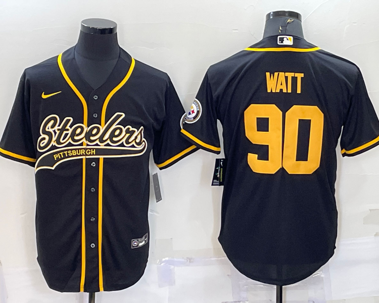 Men's Pittsburgh Steelers T.J. Watt #90 Black Vapor F.U.S.E. Limited Jersey Joint edition