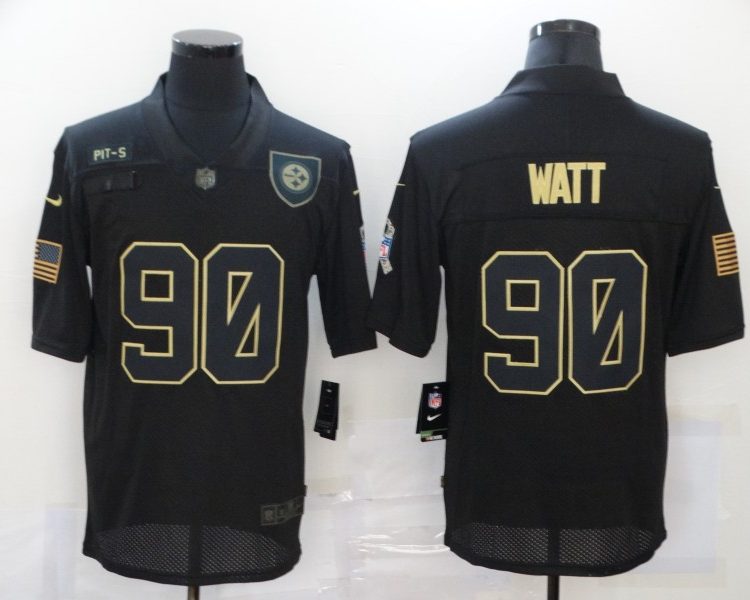 Men's Pittsburgh Steelers T.J. Watt Black Jersey