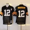 Men's Pittsburgh Steelers Terry Bradshaw Mitchell & Ness Black Legacy Jersey