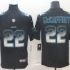 Men's Carolina Panthers #22 Christian McCaffrey Black Alternate Jersey