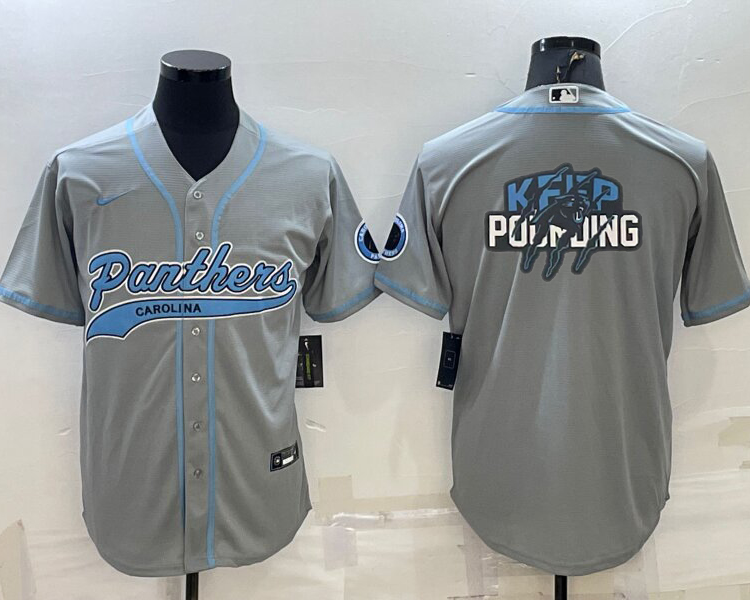 Men's Carolina Panthers Gray Jersey