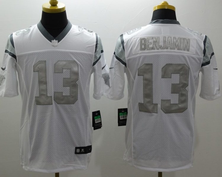 Men's Carolina Panthers Kelvin Benjamin #13 White Jersey